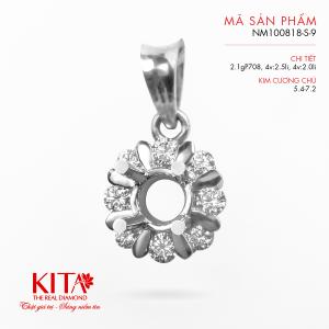 Vỏ Mặt Dây Chuyền Kim Cương 